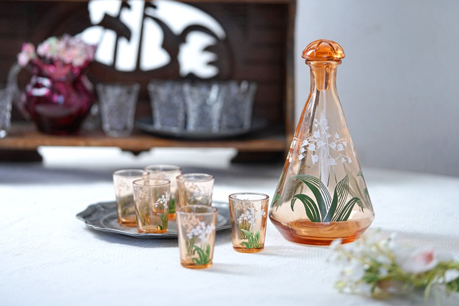 1930年代フランス製アンティークデカンタ