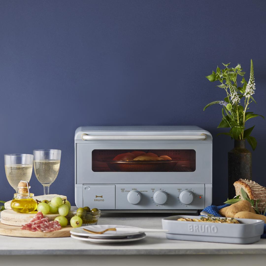 新品】BRUNO スチーム＆ベイクトースター グレージュ スチーム＆ベイク