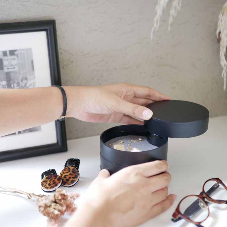 tower】アクセサリートレー 4段 ブラック｜リビング用品,ツールケース