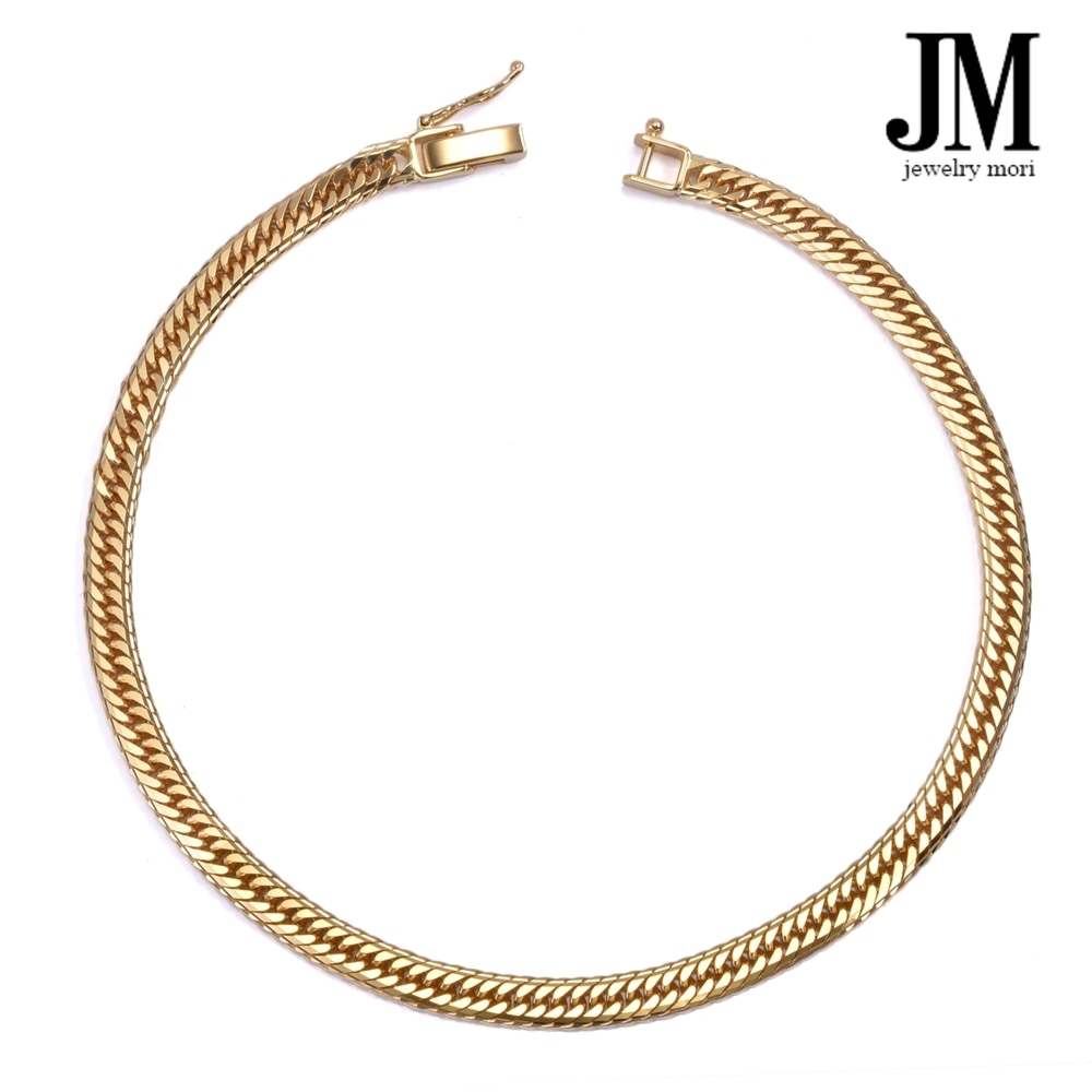 全てK18 喜平16面カット、アンクレット、造幣局検定マークあり、鑑定済み