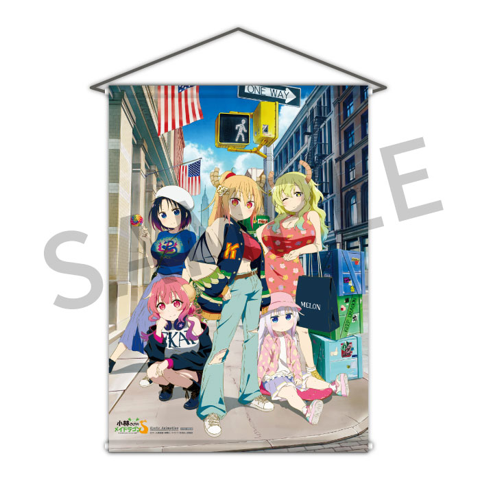 小林さんちのメイドラゴンS Fashionable Dragons ビッグタペストリー