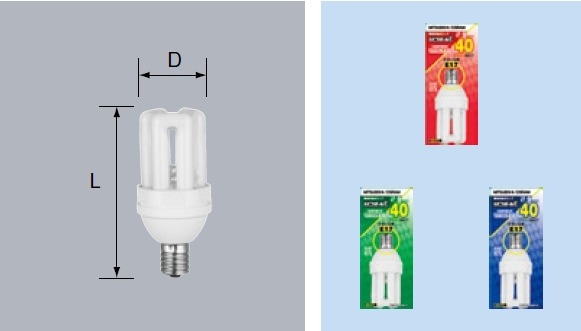 EFD10EL/8-E17 || 三菱電機(MITSUBISHI)40ミリ幅 D10形(40W形