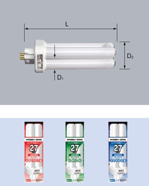 生産終了品・代替品あり】FDL27EX-WW | 三菱電機(MITSUBISHI)27形 3