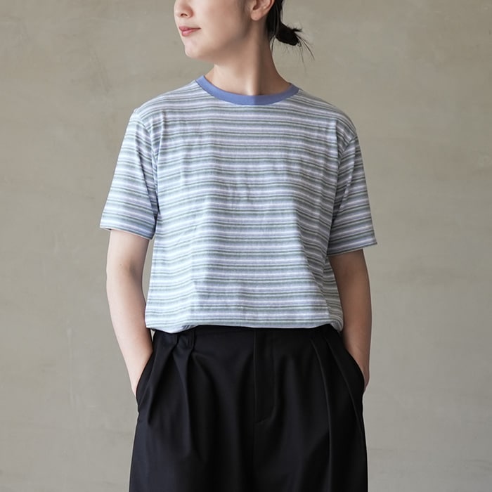 40%OFF】(bn-25sl-041)/ BATONER(バトナー) / HAND DRAWING BORDER T