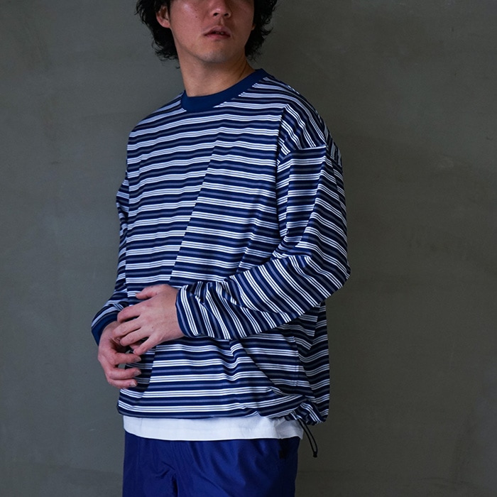トップス DAIWA PIER39 MULTI BORDER L/S TEE トップス TECH