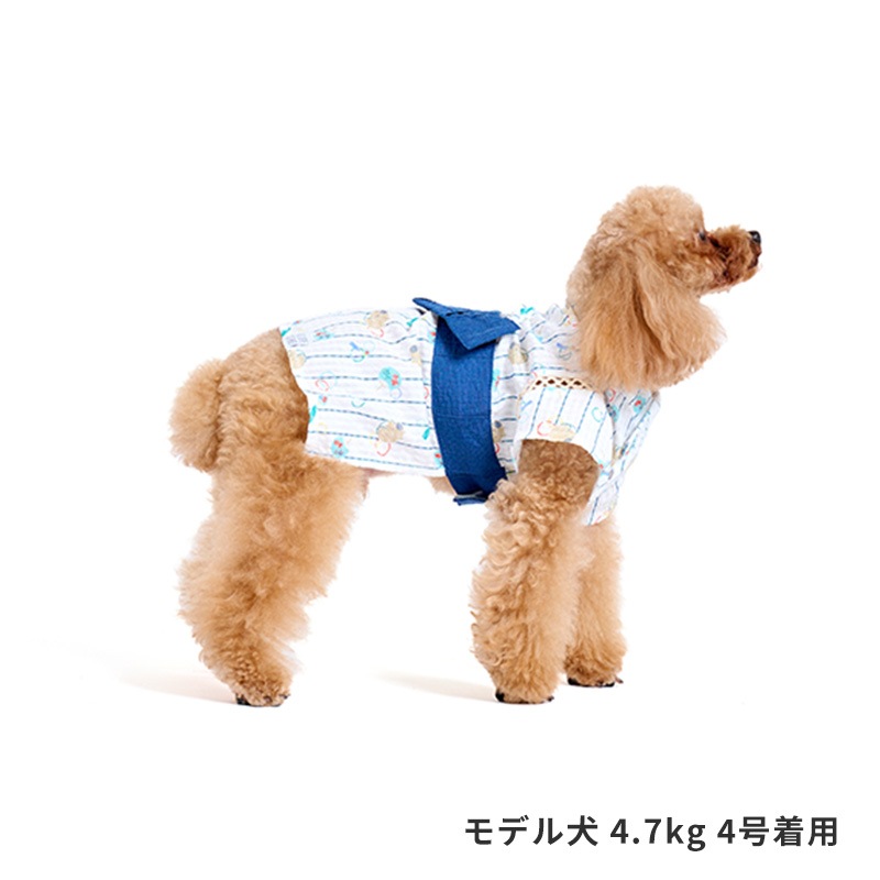 犬服 3S わんこの普段着ラビフェスクリーム全柄