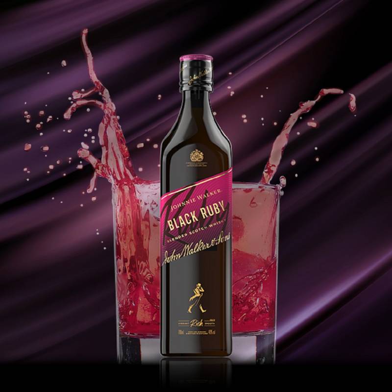 Johnnie Walker ブラックラベル & ブラックルビー 3本セット 送料無料 ジョニーウォーカー ブラックルビー 40度 700ml 3本セット