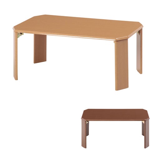 座卓 幅750×奥行500×高さ320mm ちゃぶ台 折りたたみテーブル 7550LBR