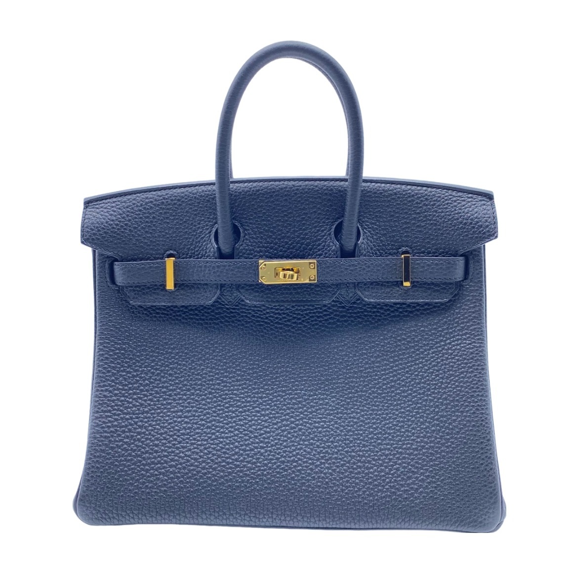 エルメス バーキン25 ノワール トゴ ゴールド金具 U刻印 - ブランド品