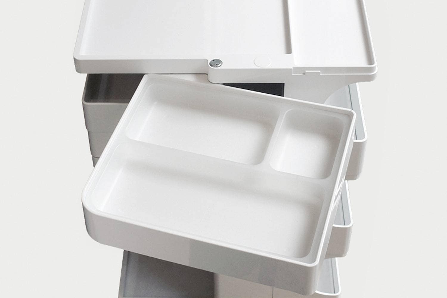 サニカー付き BOBY WAGON 3段5トレイ / トルネードグレー サニカー付き