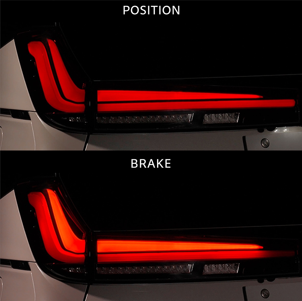 90系 ノア ヴォクシー フルLEDテールランプ シーケンシャル 流れる