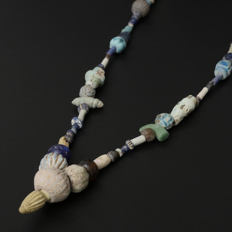 ローマンファイアンスビーズ一連【Authentic Roman faience Beads