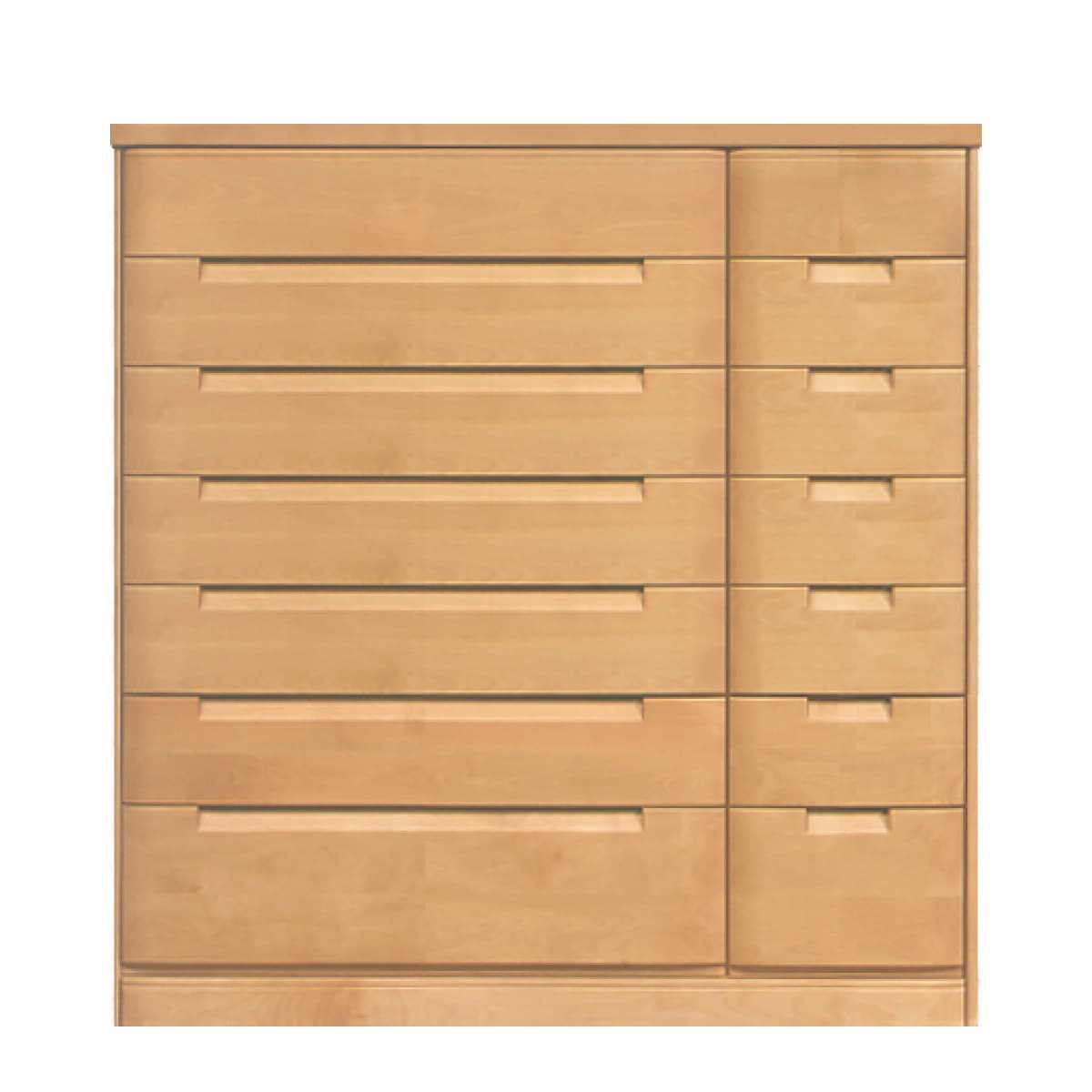 セシル 幅140-7段チェスト(奥行58) サクラ | チェスト・タンス | 丸田