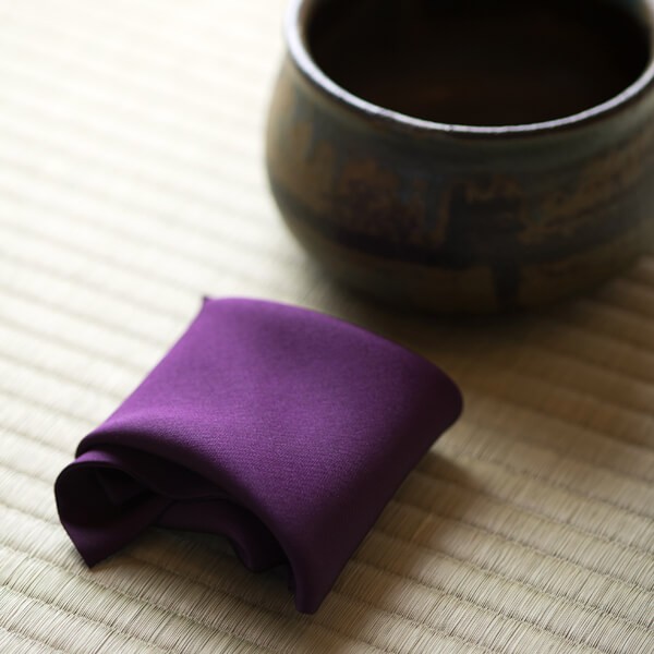 四季 彩 帛紗（紫） （茶道具セット 茶道 薄茶用 抹茶 ギフト 贈り物