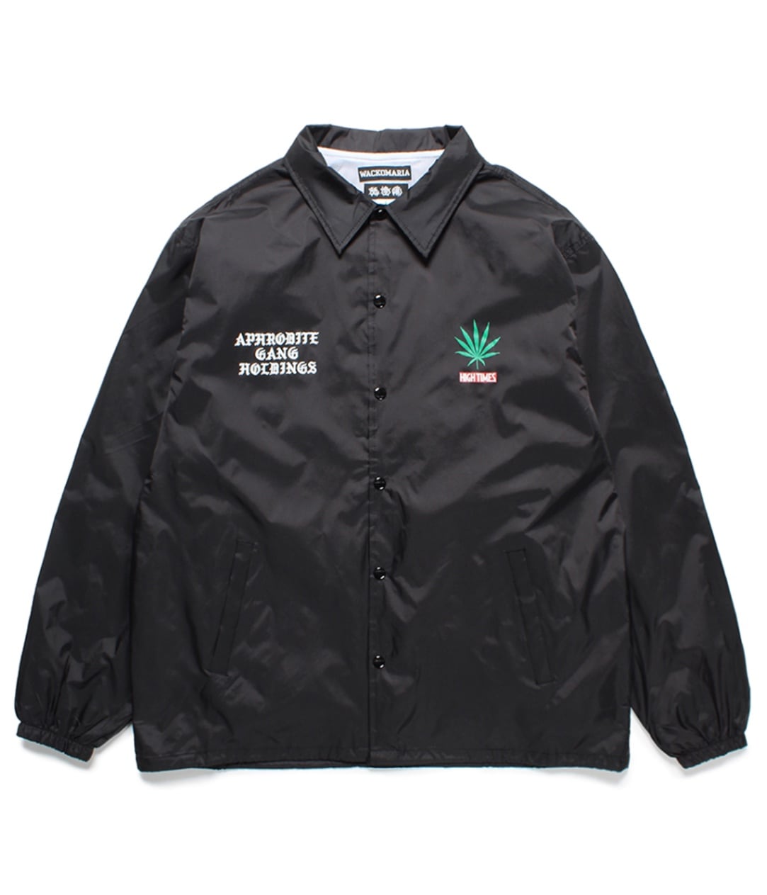 舐達麻 / HIGH TIMES / COACH JACKET【BLACK】｜WACKO MARIA｜MELTING