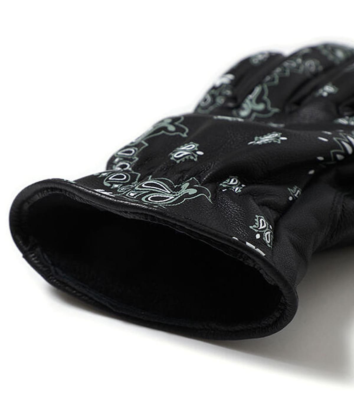 BANDANA LEATHER GLOVE【BLACK】｜CHALLENGER｜MELTING POT（正規取扱