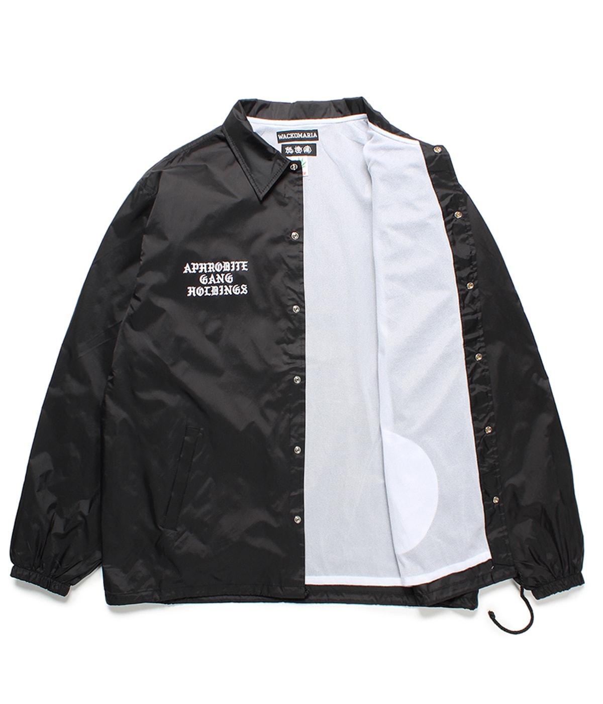 舐達麻 / HIGH TIMES / COACH JACKET【BLACK】｜WACKO MARIA｜MELTING