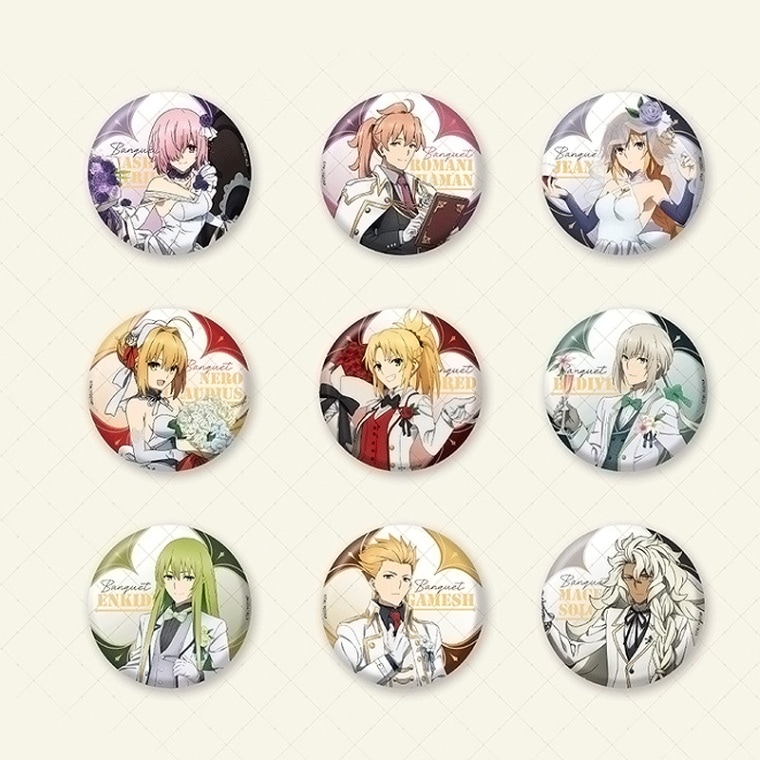 5/31〆切】トレーディング立ち絵缶バッジ Fate/Grand Order 冠位時間神殿