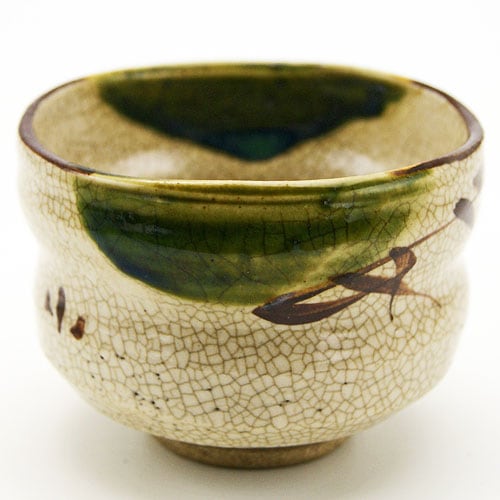 野点用抹茶碗 織部の通販は【茶道具のみのる園】