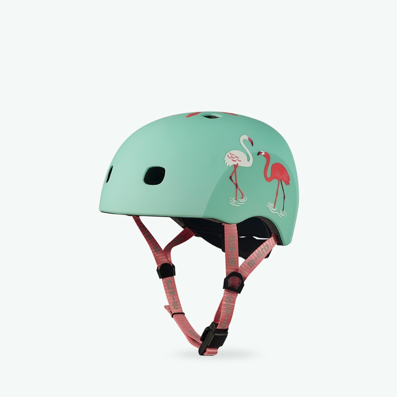子供用ヘルメットLED フラミンゴ [CE認証]☆2/18までお得な割引価格