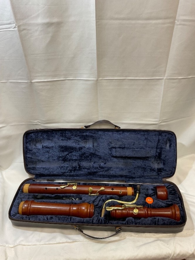 YAMAHA 木製バスリコーダー YRB-42？ バロック式 ケース付き ヤマハ