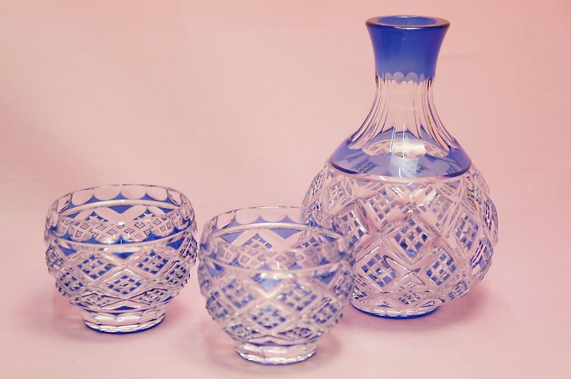 江戸切子 半酒器揃 | ガラス食器 | | 食器のみつはた