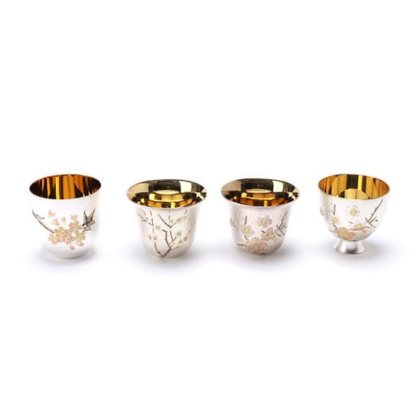 銀製ぐいのみ 奥山峰石作 | 宮本商行オンラインショップ : 銀製品