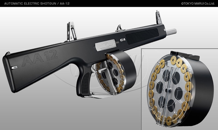 東京マルイ 電動ショットガン AA-12 ドラムマガジン付き 楽天市場