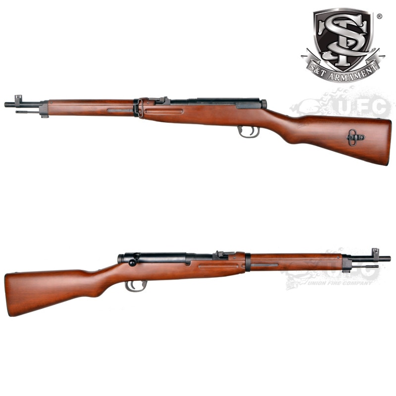 10％OFFクーポン＆送料無料】S&T 三八騎兵銃 リアルウッド エアー