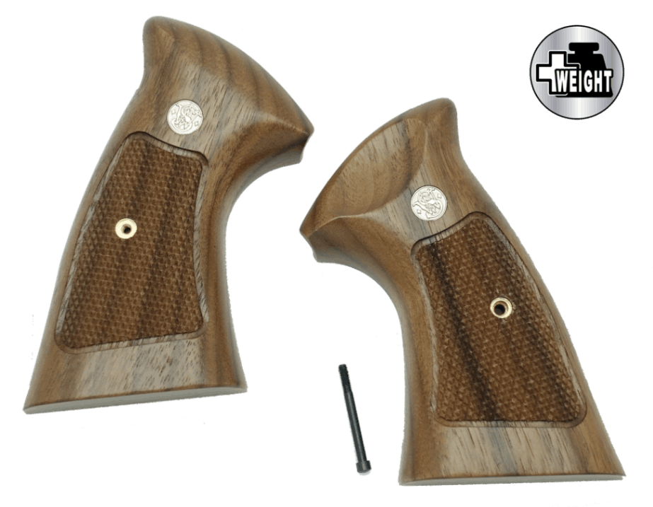 タナカ ＋Weight グリップシリーズ M29ウォールナット チェッカー