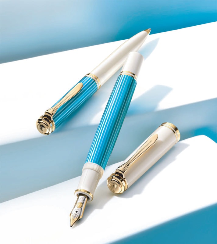 新品 ペリカン スーベレーンM600 ターコイズホワイト EFニブ 極細字