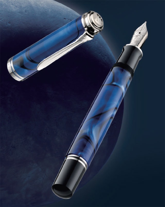 ペリカン 特別生産品 M805 ブルーデューン 万年筆 (吸入式) | すべての