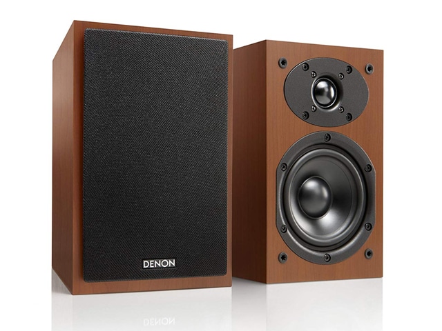 DENON 高音質コンパクトスピーカー(ペア) チェリー SC-M41(CW