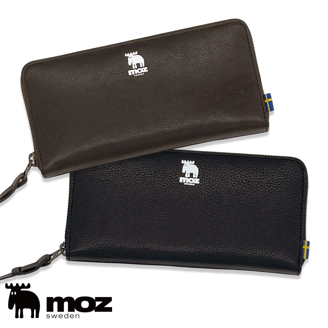 moz/モズ】ラウンド長財布【SOLID】[moz86111]