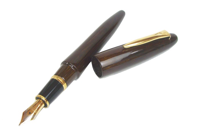 159 オーバーホール済み 万年筆 PLATINUM ギャザード 14k PLATINUM