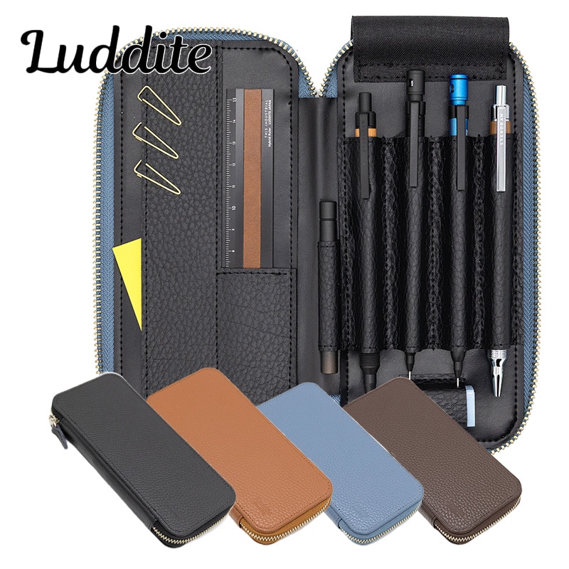 ラダイト ラウンドジップペンケース エッセンシャル ADRIAレザー