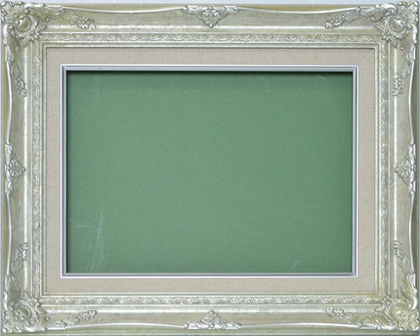 P10（530×410mm） 油絵額縁 8108 P10号（530×410mm）シルバー 前面