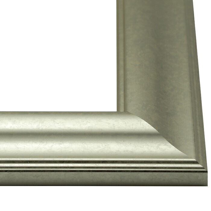 油絵額縁 油絵額縁 8120 F15号（652×530mm）シルバー 前面UVカット