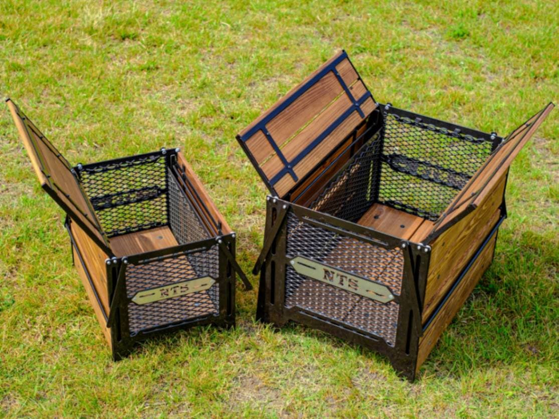 サイドアップボックス&テーブル:キャンプ・アウトドアテーブル