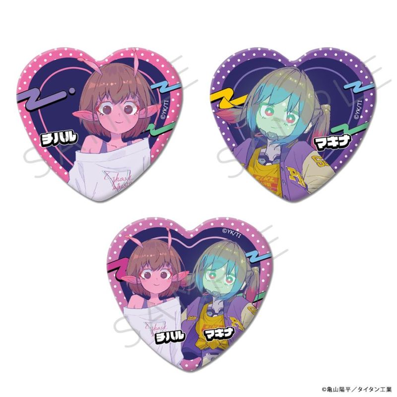 銀河特急ミルキーサブウェイ シーンセレクト缶バッジ 缶バッチ カナタ