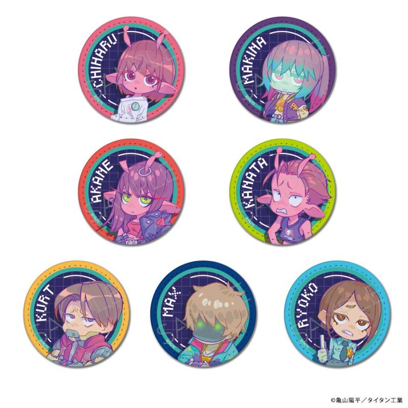 アニメ「銀河特急 ミルキー☆サブウェイ」 ハート型缶バッジ | 特集