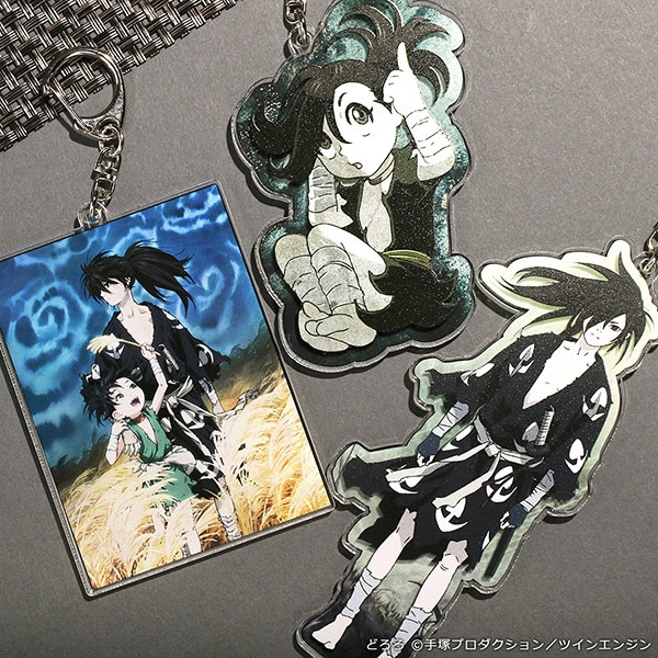 どろろ 原画展 百鬼丸 魂の鼓動 缶バッジ ウッドキーホルダー スクエア