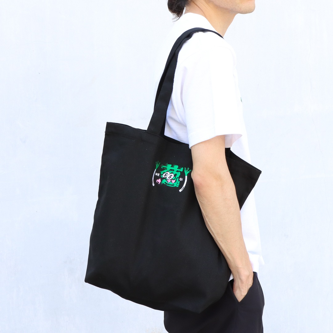 Negicco×ナタリー “桃栗三年葱二十年”写真展 葱刺繍トートバッグ