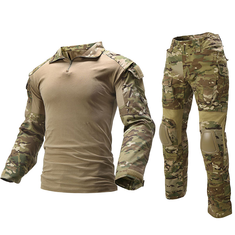 EMERSON GEAR製 ATACS-FG コンバットシャツ＋パンツ EmersonGear Blue