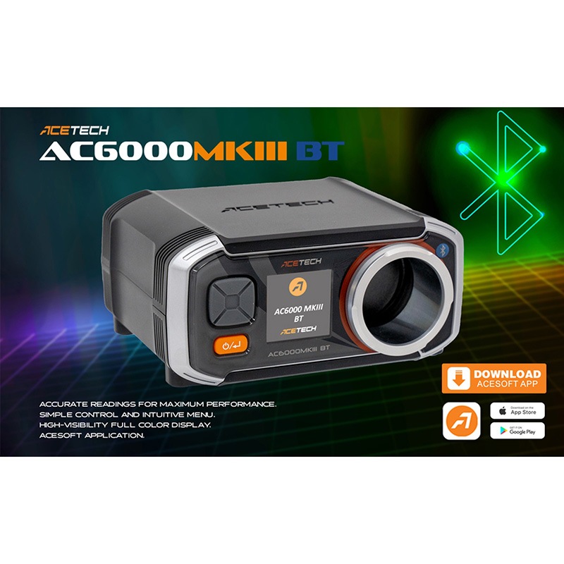 ACETECH AC6000 BT 高性能弾速計 Premium (有機EL/自動感度補正/日本語