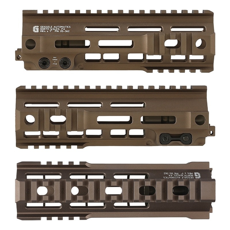 Zparts Geissele Mk4 7inch M-LOKハンドガード (東京マルイ M4 MWS対応
