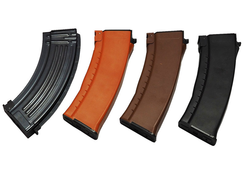 E&L AK74タイプ 樹脂マガジン Orange 120連 | エアガンパーツ,マガジン