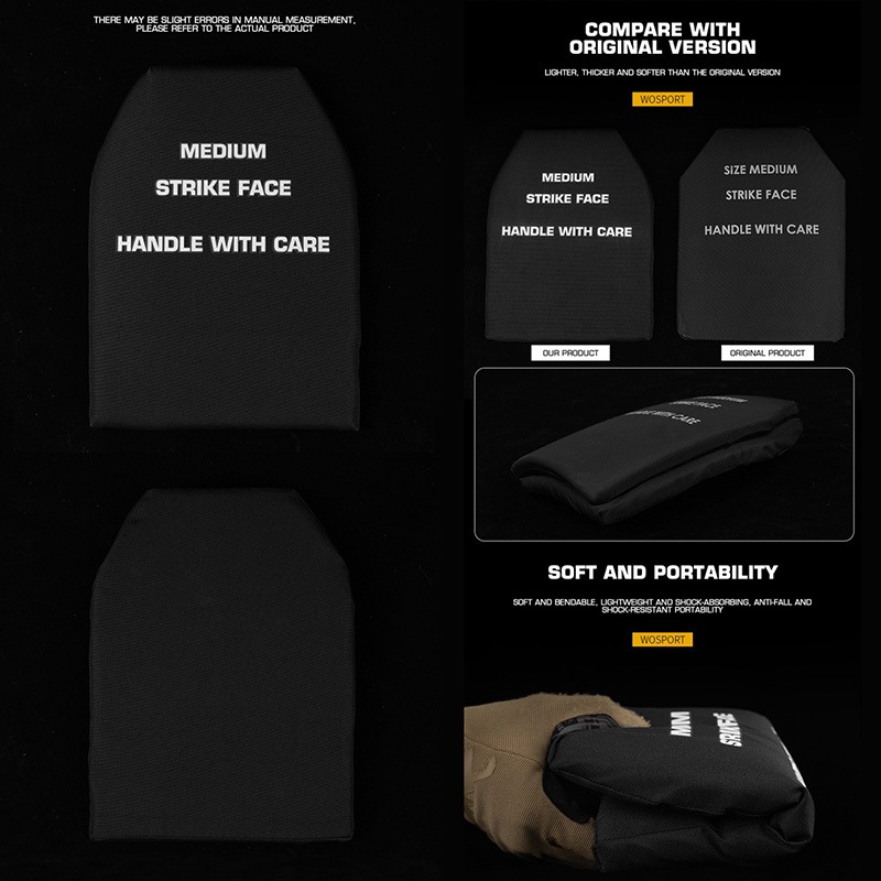 WoSporT SAPI カット ダミープレート 2pcs Mサイズ | サバゲー装備品