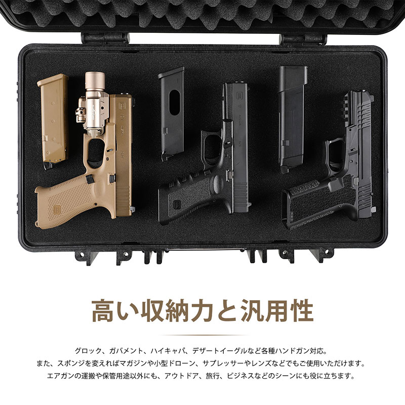 実銃ライフルケース MGC M 31ショットガン4丁収納可能 実銃ライフル
