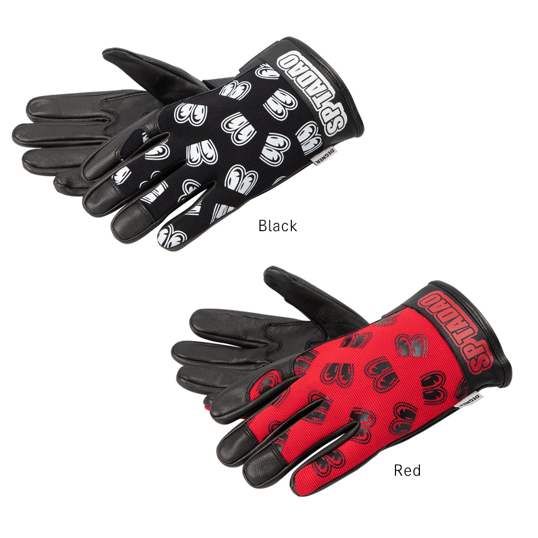 バイク 【SP忠男コラボ】SP忠男テキスタイルレザーグローブ[SPG-7